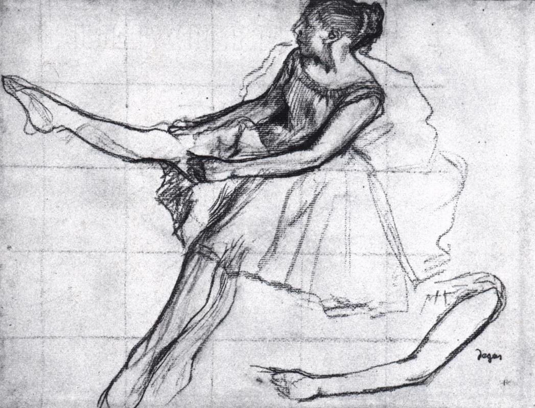 Ballerina che si regola la calza - Fitzwilliam Museum, Cambridge